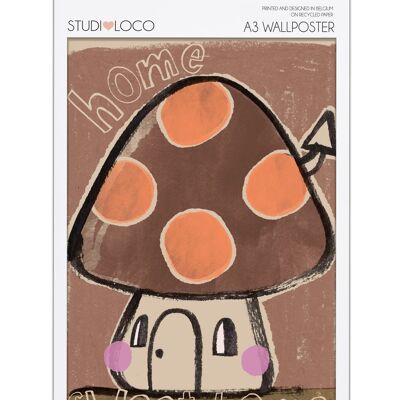 A3 SIZE POSTER IN EVELOP MUSHROOM