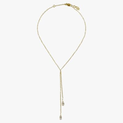 CORBATA DE CRISTAL DORADO