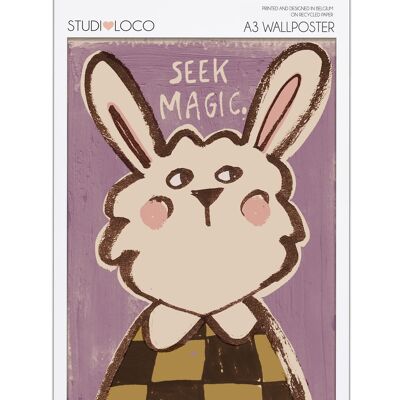POSTER FORMATO A3 IN BUSTA CERCA LA MAGIA