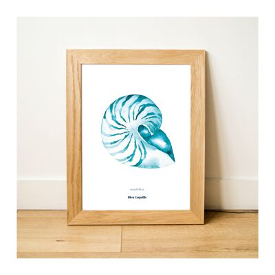Poster decorativo da cancelleria - 30 x 40 cm - Nautilus
