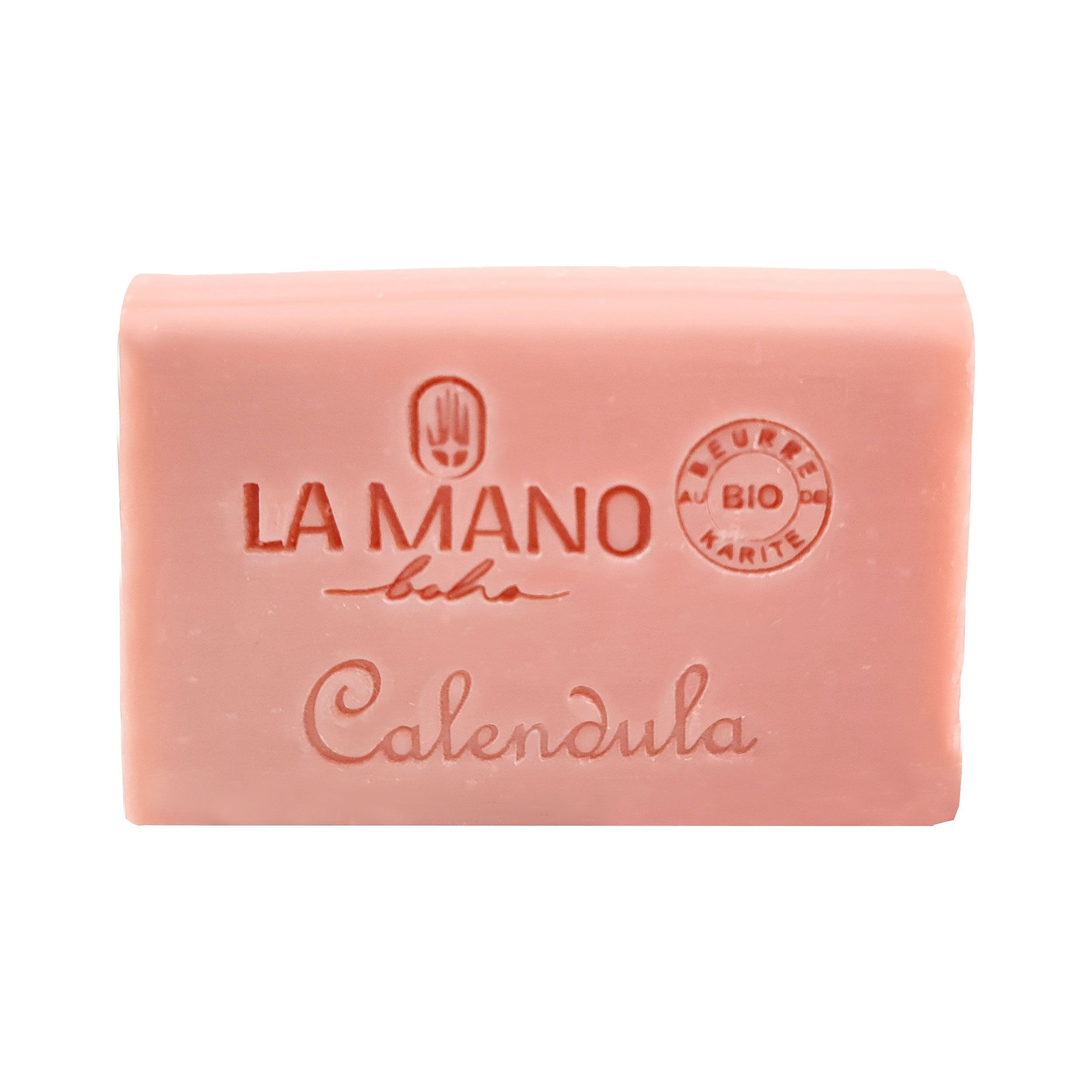 Savon solide fait main au beurre de karité et au Calendula 100g SAVON0001D