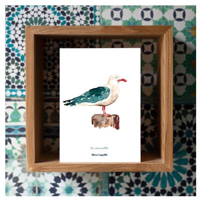 Decorative Poster Stationery - 14.8 x 21 cm - The Big Seagull