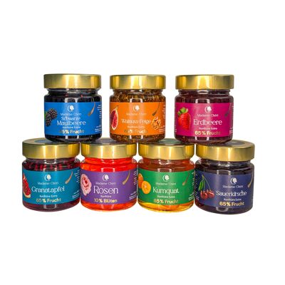 Coffret de confitures – 84 pots de 290 g chacun