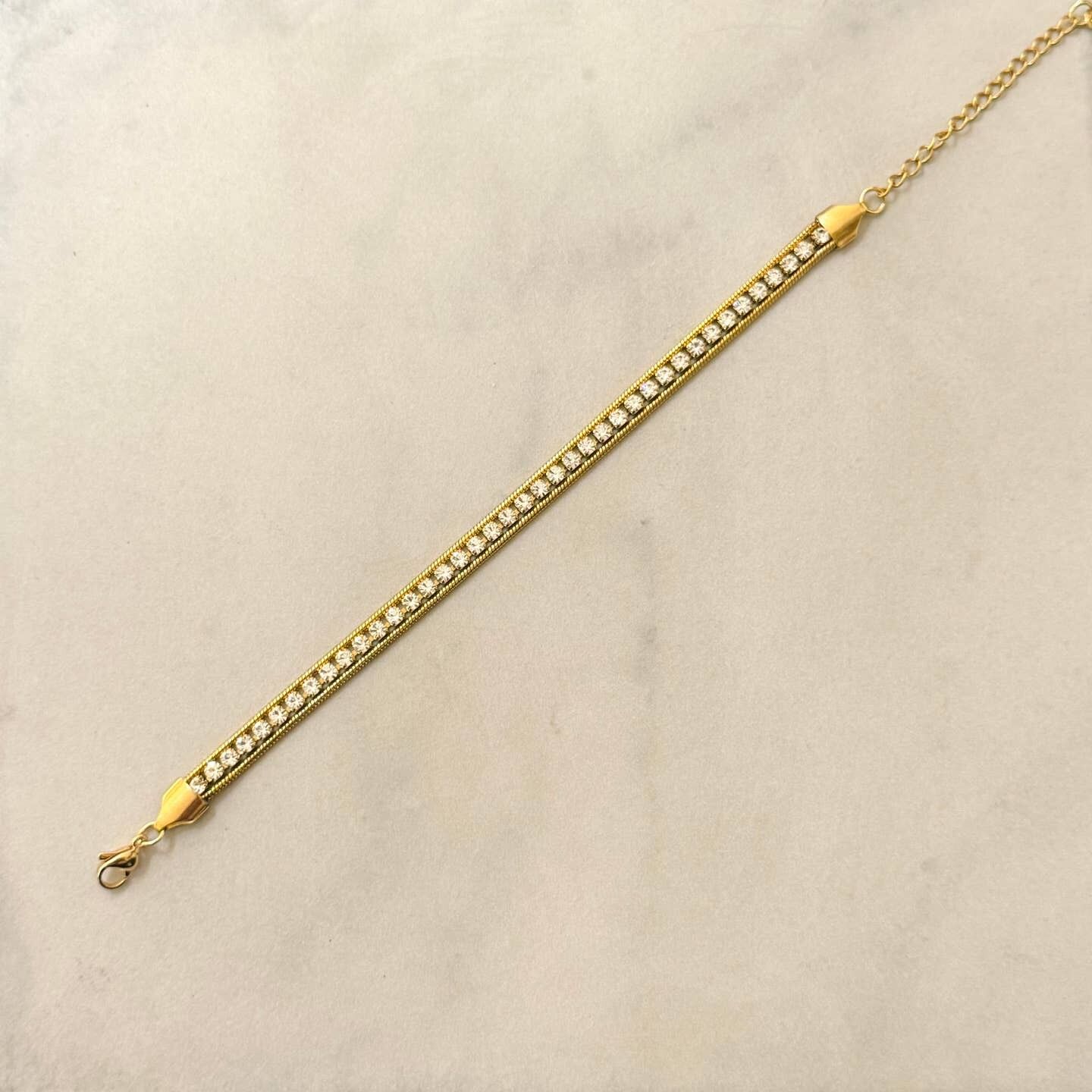 Vicino Kettenarmband mit Zirkoniasteinen