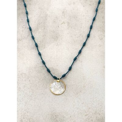 Collier d'été en corde macramé Langano Skies