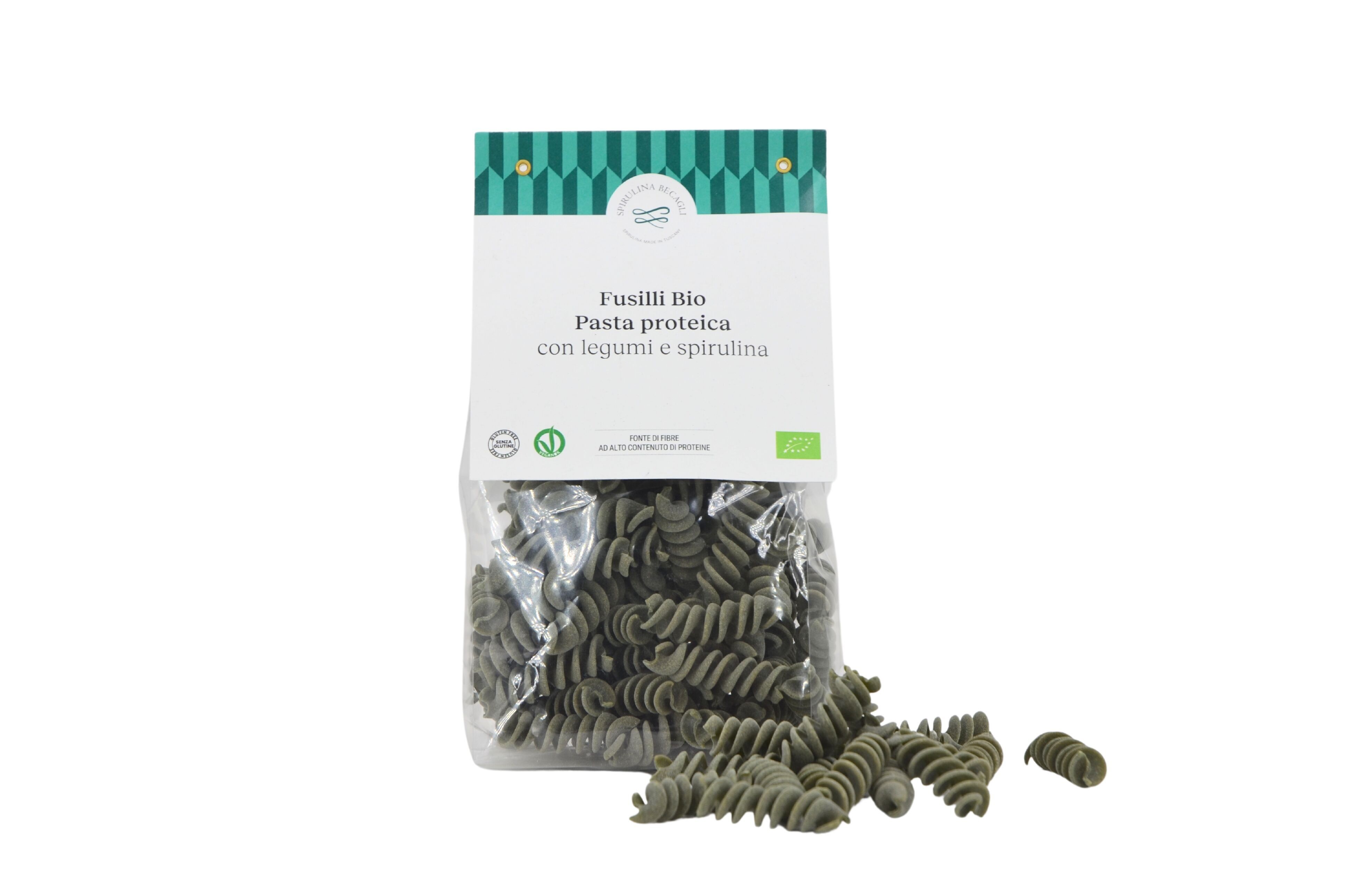 Fusilli Bio - Pasta Proteica con Legumi e Spirulina