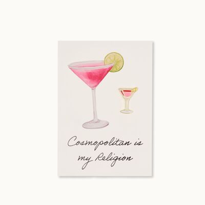 Tarjeta pin: Cosmopolitan es mi religión