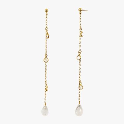 PENDIENTES DE ORO BRILLANTE