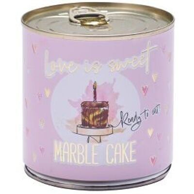 Cancake Love est un gâteau rose marbré sucré
