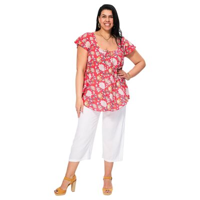CHEMISIER ETE MANCHES COURTES TUP0563A