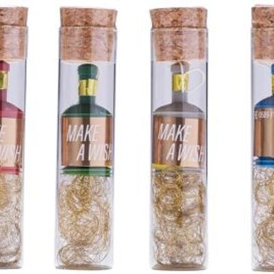 Confetti Popper Single Faites un vœu dans un verre