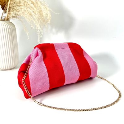 BOLSO CHIC DE CADENA DORADA CON CIERRE MAGNÉTICO VIVA L’ÉTÉ