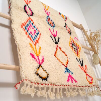 Tapis berbère Azilal 175 x 110cm - Dessins multicolores