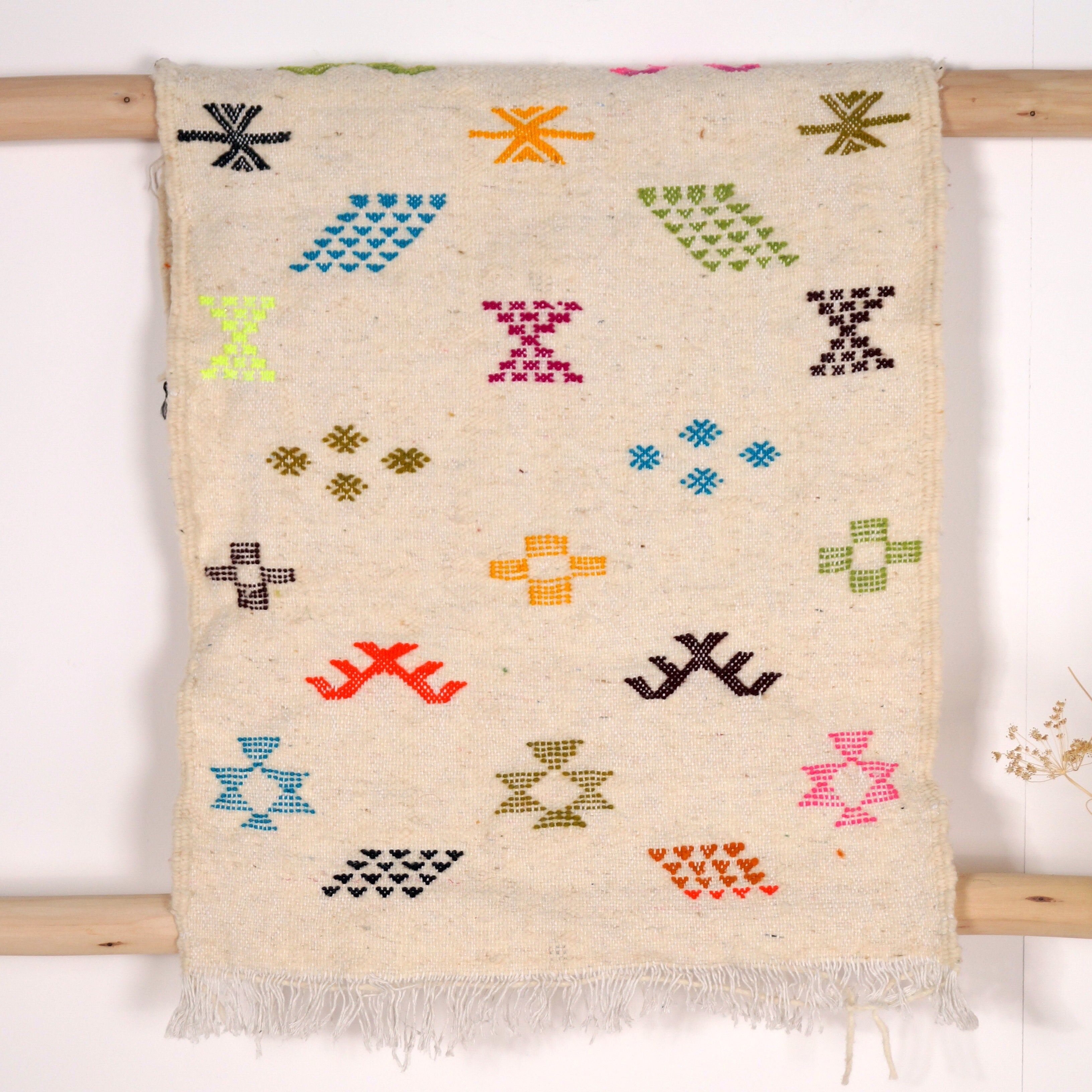 Colcha Kilim Bereber 100 x 53 cm - Multicolor