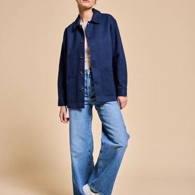 Chaqueta mixta azul marino Marcel