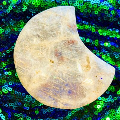 Pietra di luna blu Luna crescente