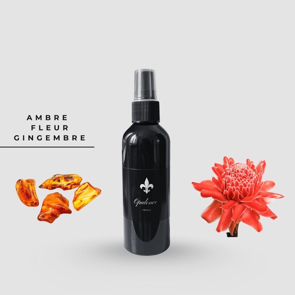 Parfum d'Ambiance 100ml - Ambre et Fleur de Gingembre