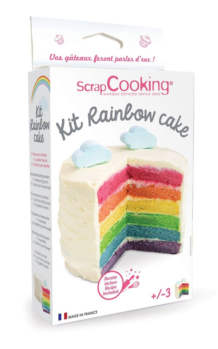 Rainbow cake kit