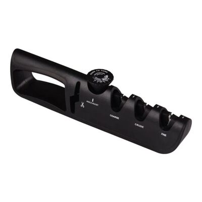 Rotating adaptable sharpener for all blades