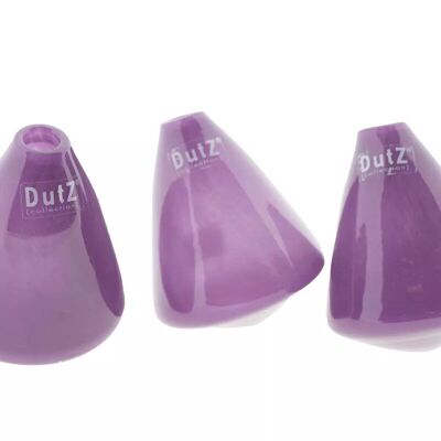 VASE CULBUTANT - H12 D10 cm - VIOLET