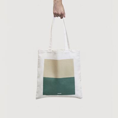 Tote bag livrée bus RATP vert et beige