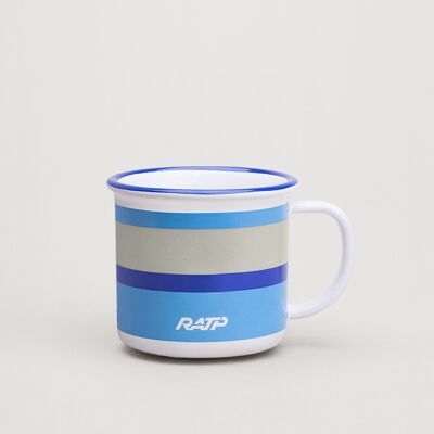 Mini mug livrée métro RATP bleu roi