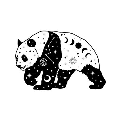 Tatuaje de panda