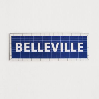 Magnet métro Belleville