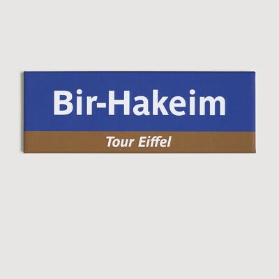 Magnet métro Bir-Hakeim