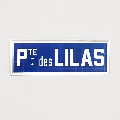 Magnet métro Porte des Lilas