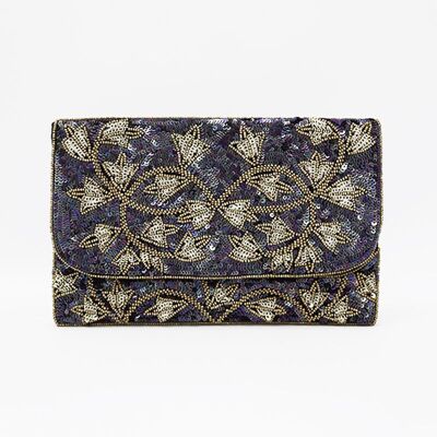 Borsa a busta viola blu Nicobare