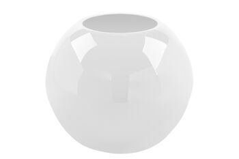 MOON vase blanc opale H 13cm 1