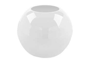 MOON vase blanc opale H 21cm 1