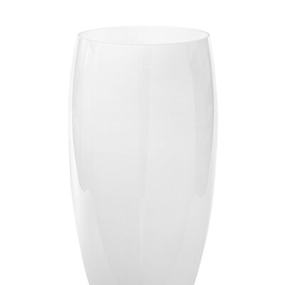 AFRICA vaso bianco opalino H 28cm