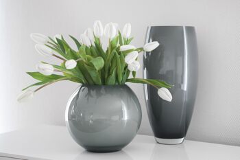 Vase en verre AFRICA, gris 3