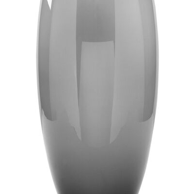 AFRICA glass vase, grey