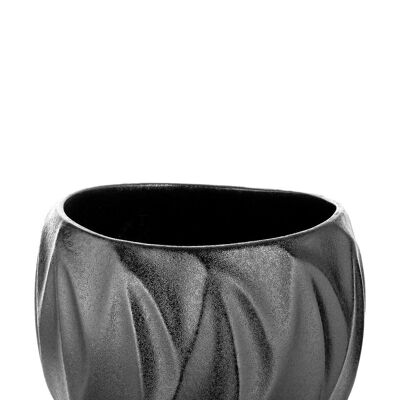 DALIA planter black H 15cm