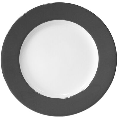 MOMENTS assiette plate Platine