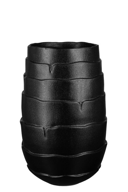 COCON Vase schwarz H 30cm
