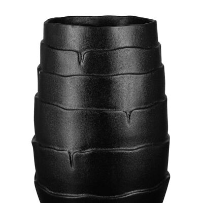 Vase COCON noir H 30cm