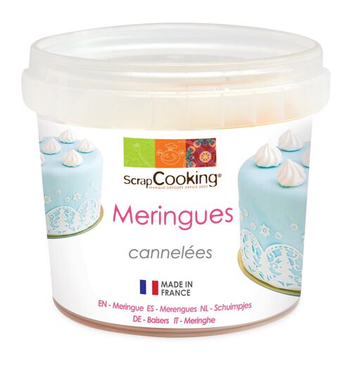 Pot de meringues cannelées 40g