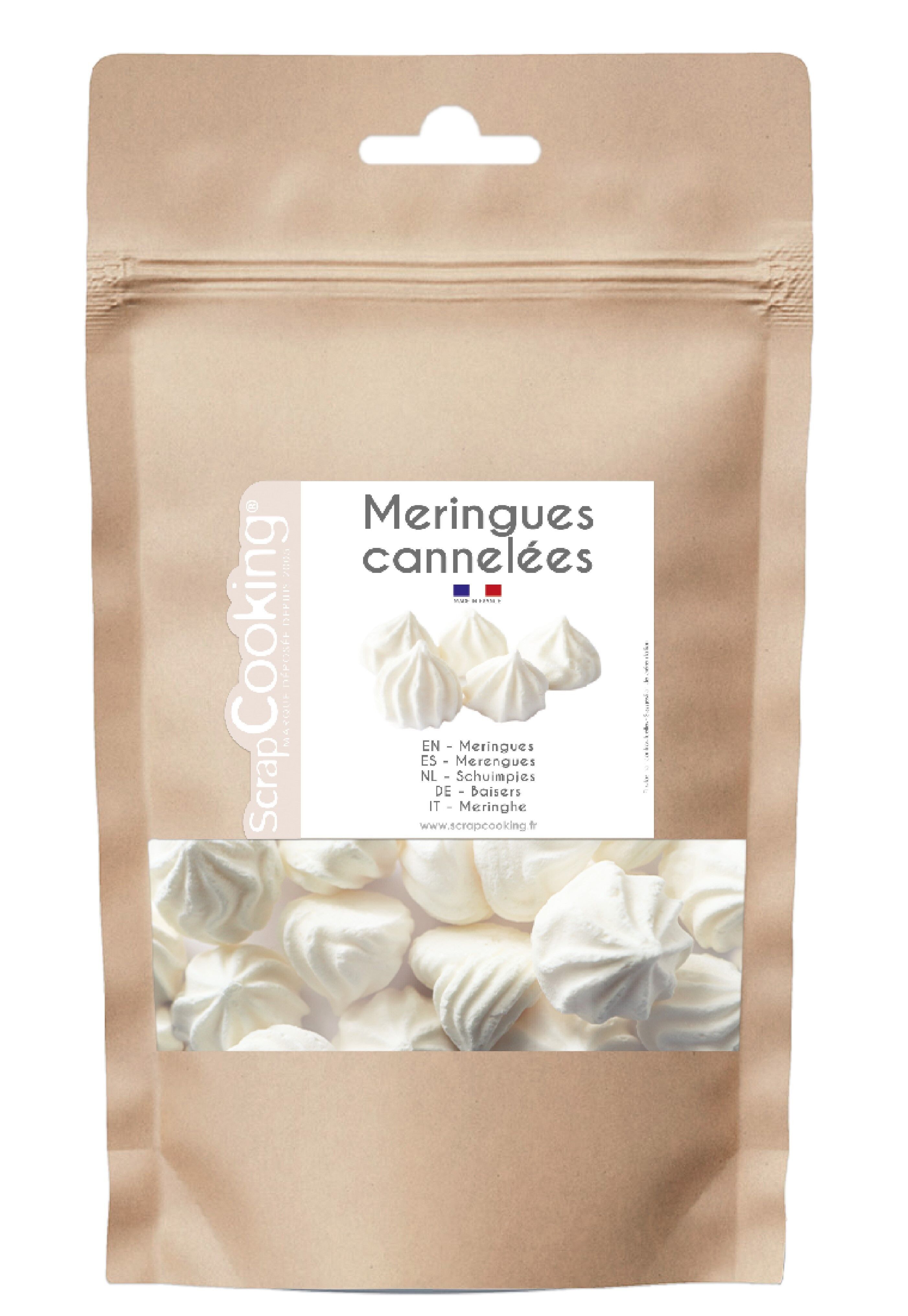 Barattolo da 40 g di meringhe flute