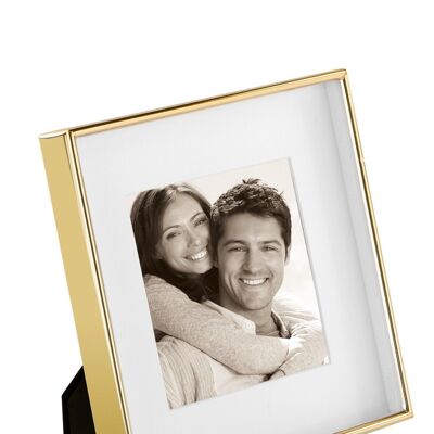 KIM frame gold colored 10x10cm inlay