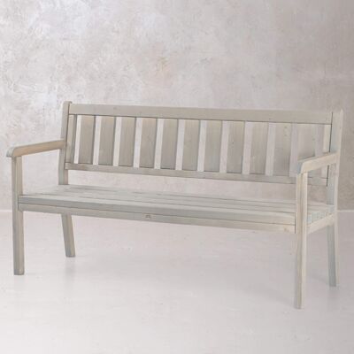 Banc de jardin en bois à trois places