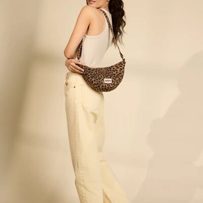 Sac Banane Andrea Léopard cannelle