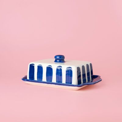 Burriera artigianale in ceramica – Blu e bianco / Costa Azul
