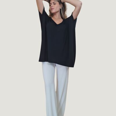 pantalones crema