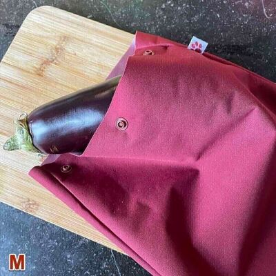 Reusable Freezer Bag: Large - BURGUNDY