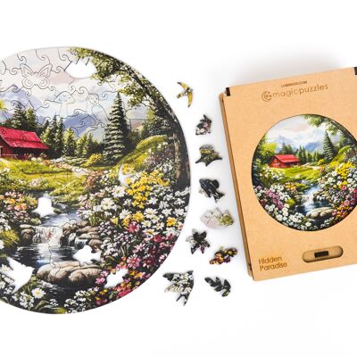 Puzzle Paraíso Oculto A4 Caja Premium