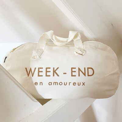 Bolsa de lona - Leche - Fin de semana romántico